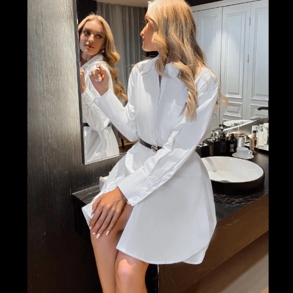 Shein | button down shirt dress size small - Picture 1 of 9
